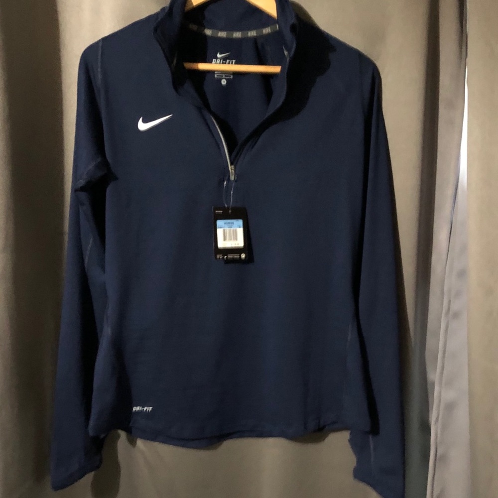 Nike dri fit half zip shirt
